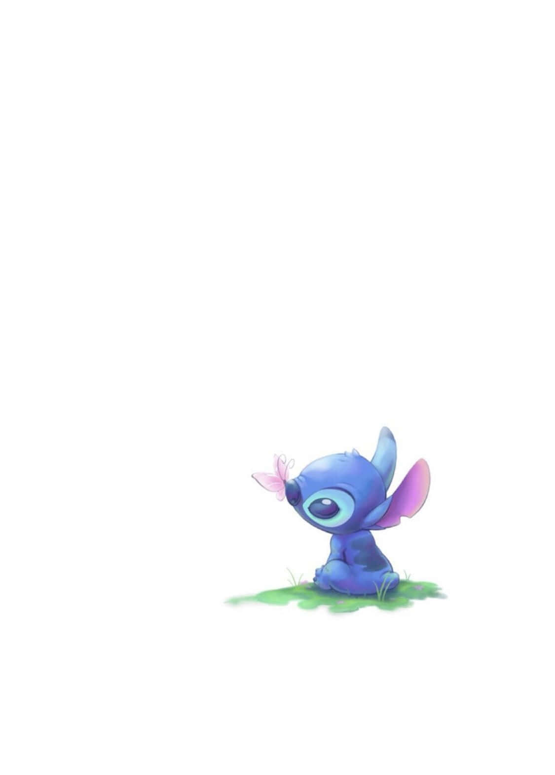 Aesthetic Stitch Disney - A Unique Cartoon Scene Brought To Life Background