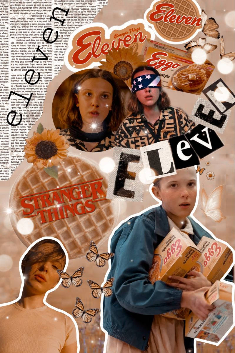 Aesthetic Stranger Things Eleven Millie Bobby Brown Background