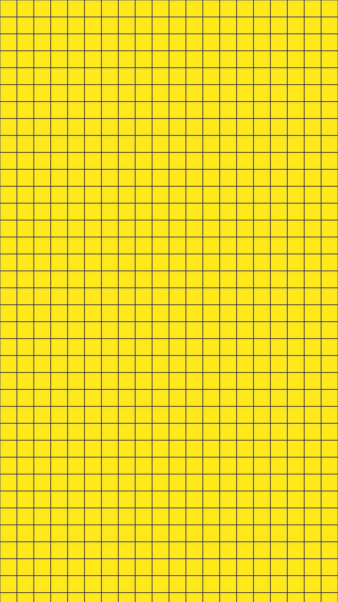 Aesthetic Strong Yellow Plaid