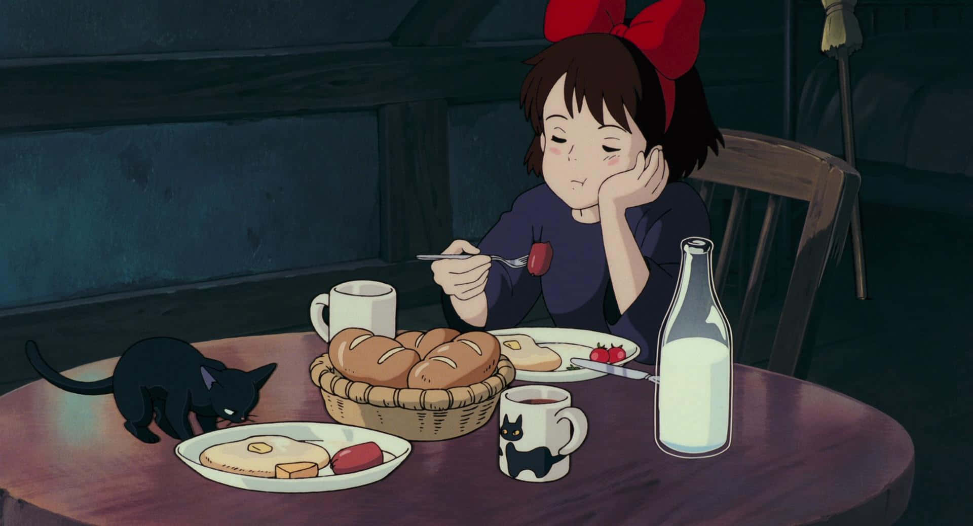 Aesthetic Studio Ghibli Desktop Wallpaper Background