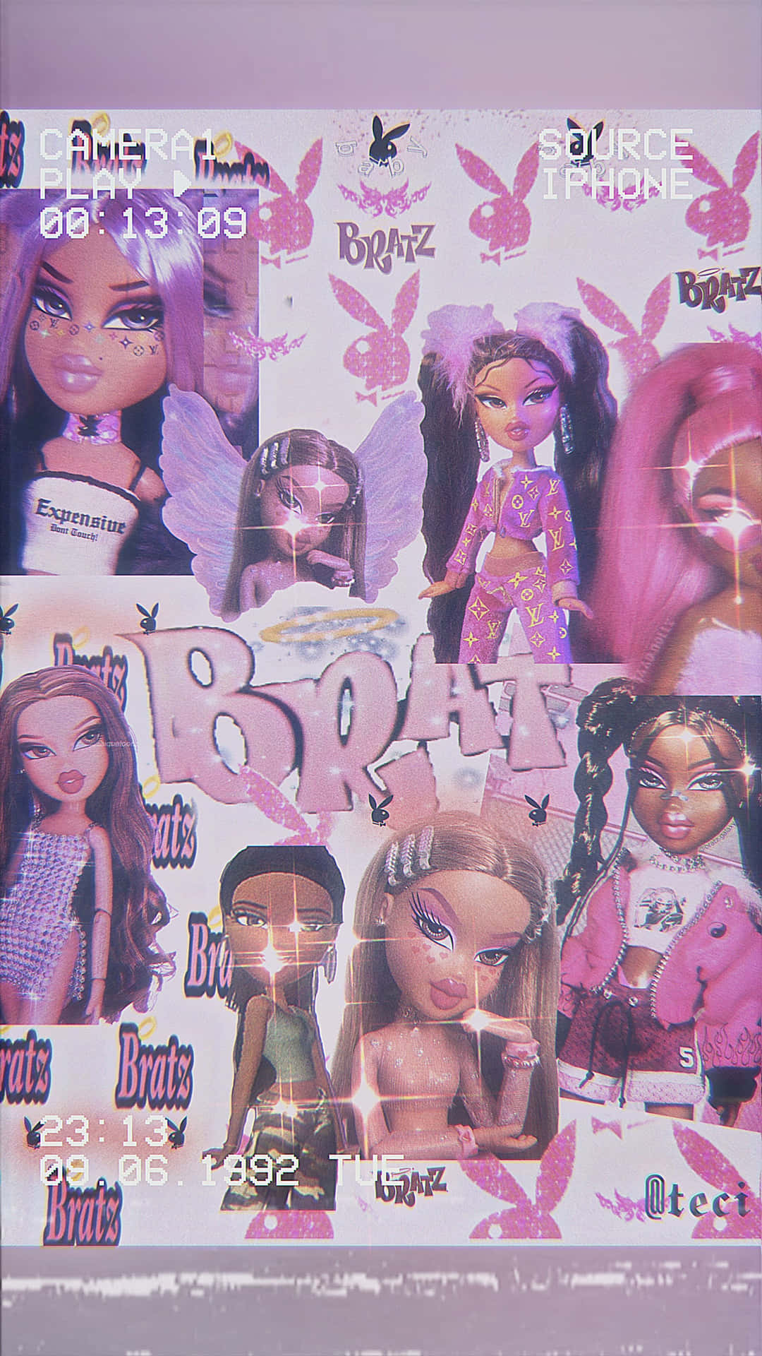 Aesthetic Throwback To The 90s In Bright Pink. Background