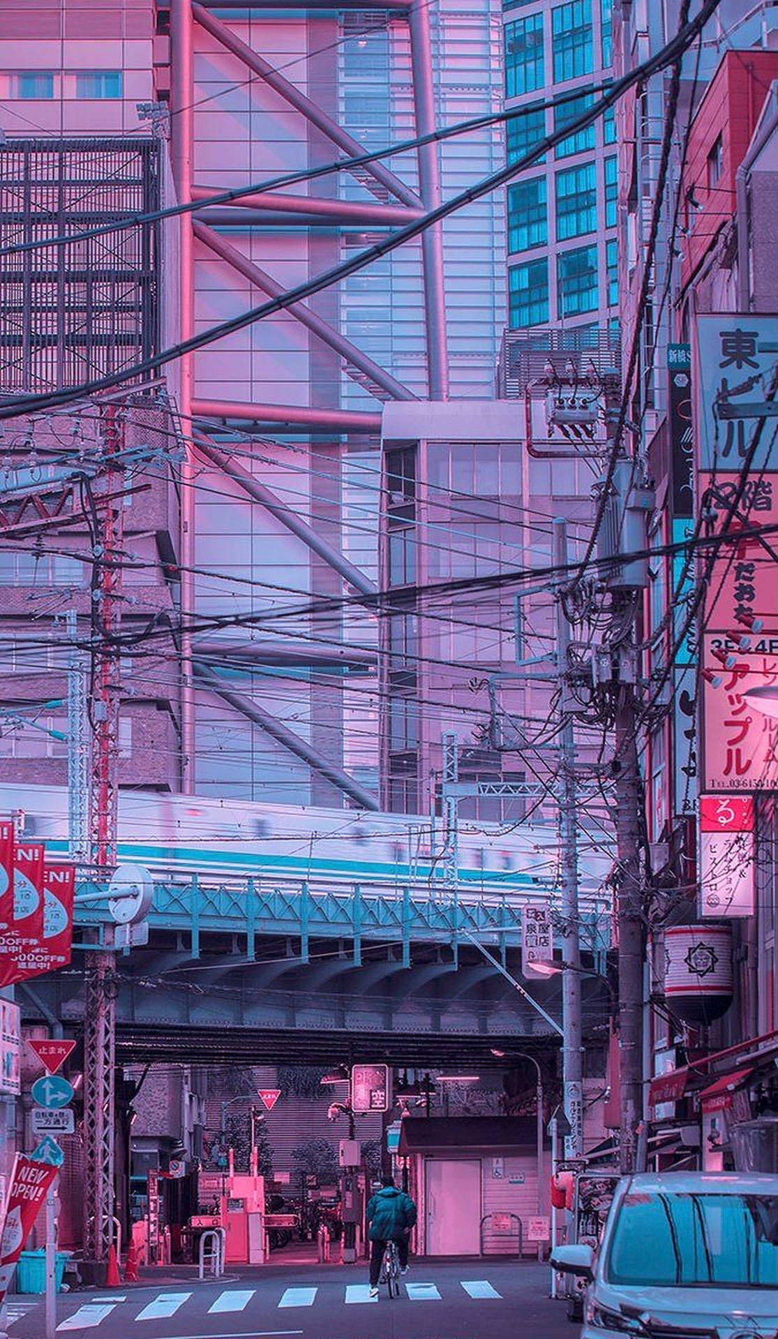 Aesthetic Tokyo Street Iphone Background
