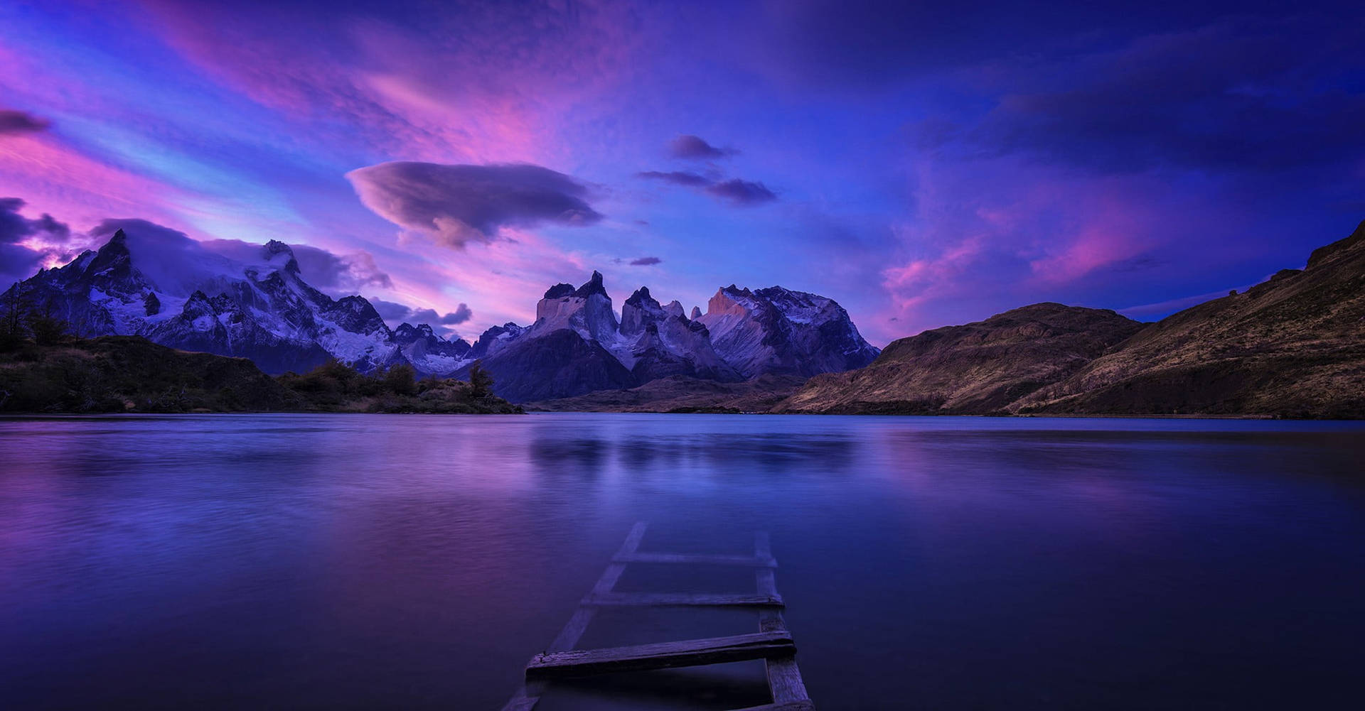 Aesthetic Torres Del Paine Chile Background