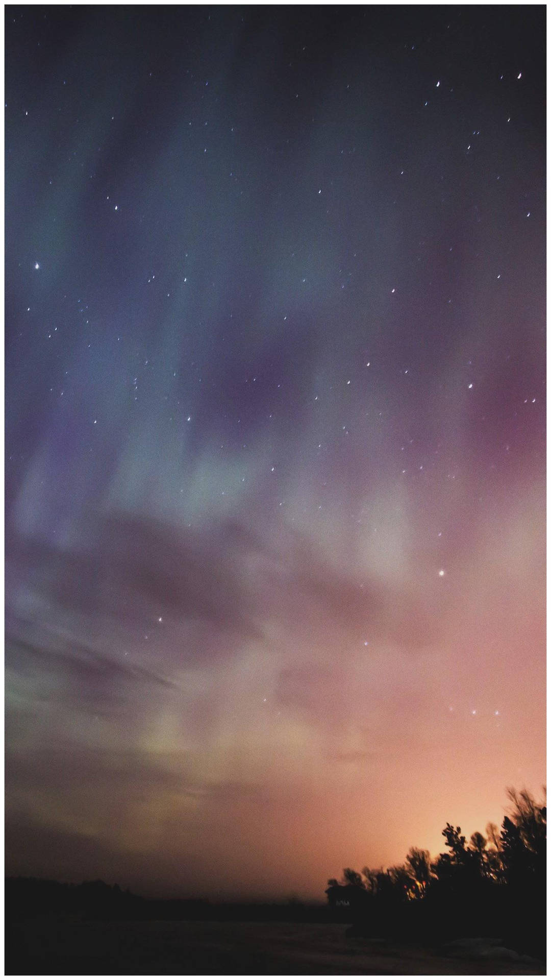 Aesthetic Tumblr Aurora Borealis Background