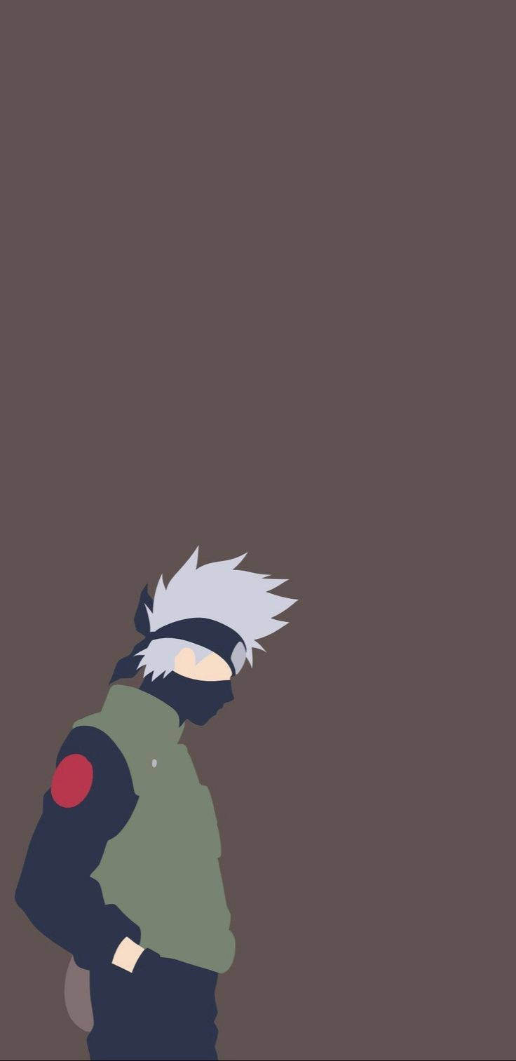 Aesthetic Vector Kakashi Iphone Background