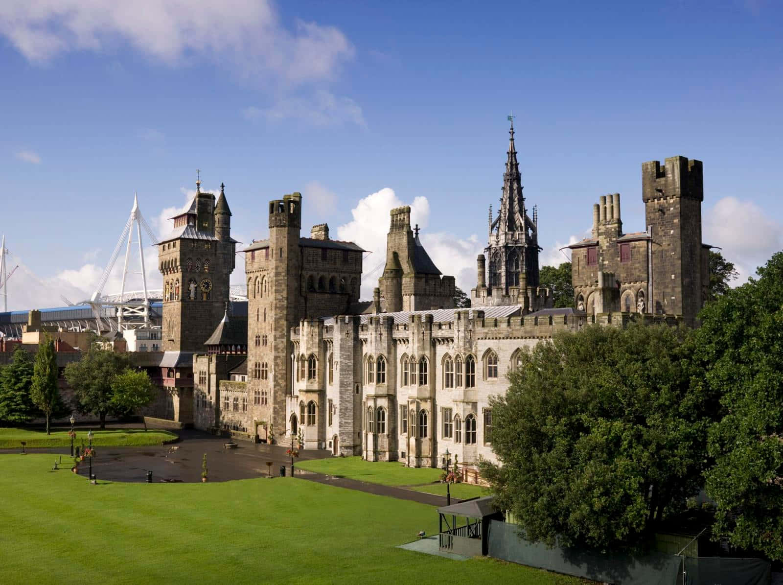 Aesthetic View In Cardiff Castle