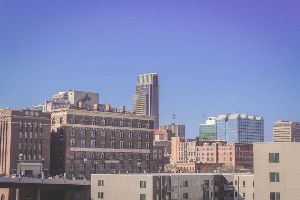 Aesthetic View Of Omaha Buildings