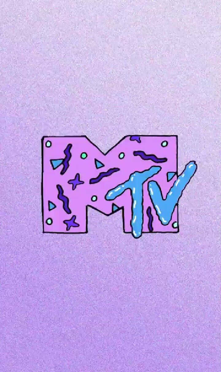 Aesthetic Vintage Purple Mtv Background