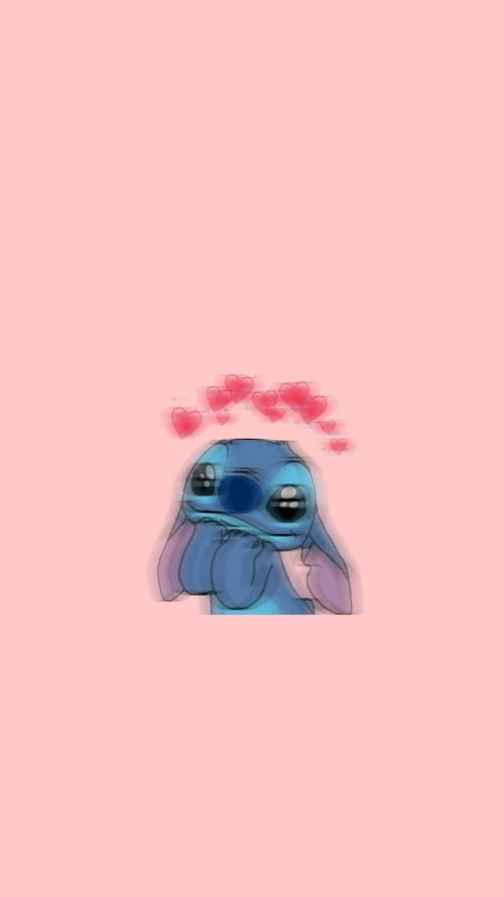 Aesthetic Wallpaper Of Stitch From Disney's Lilo & Stitch
