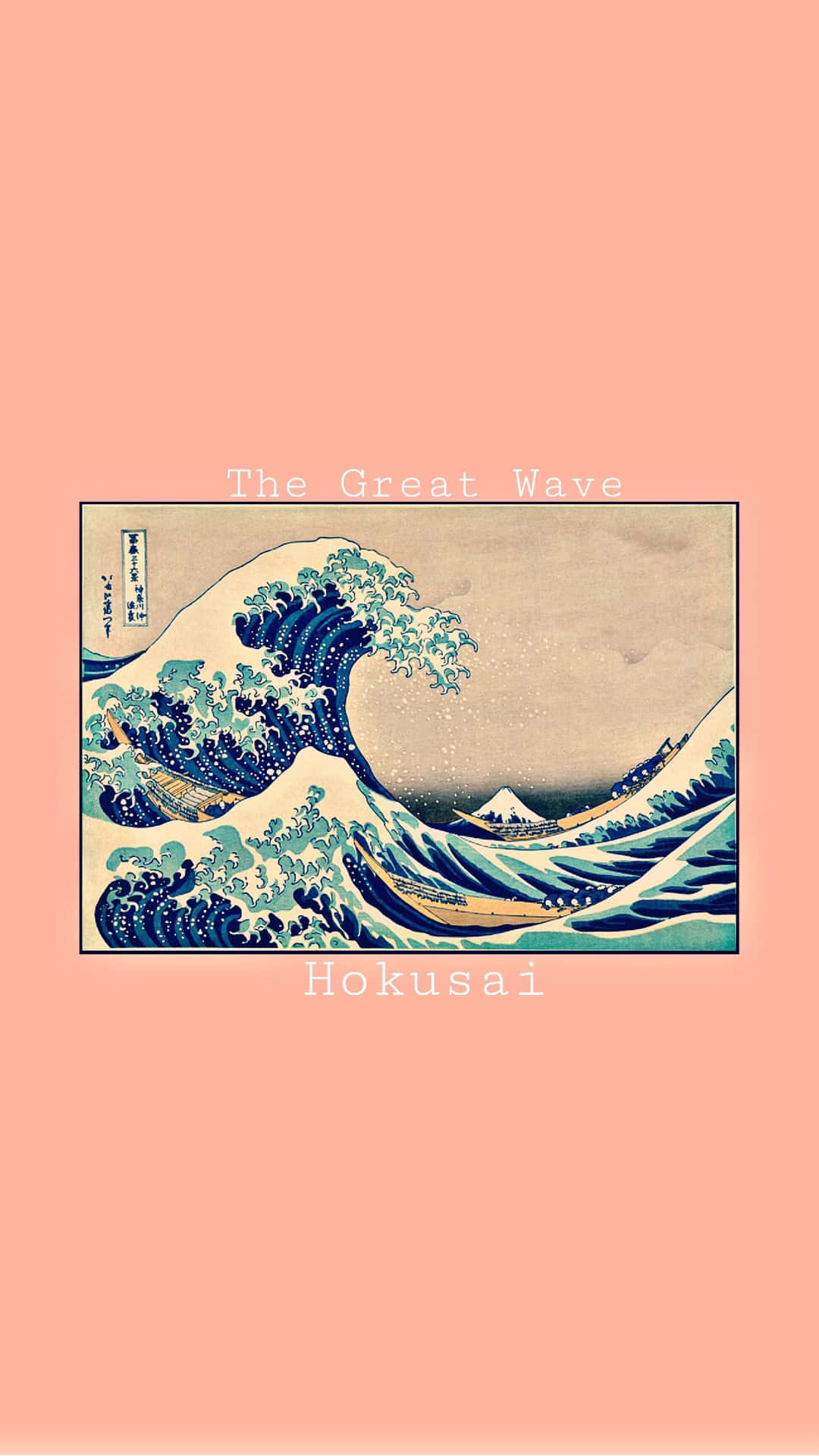 Aesthetic Wave Art Background