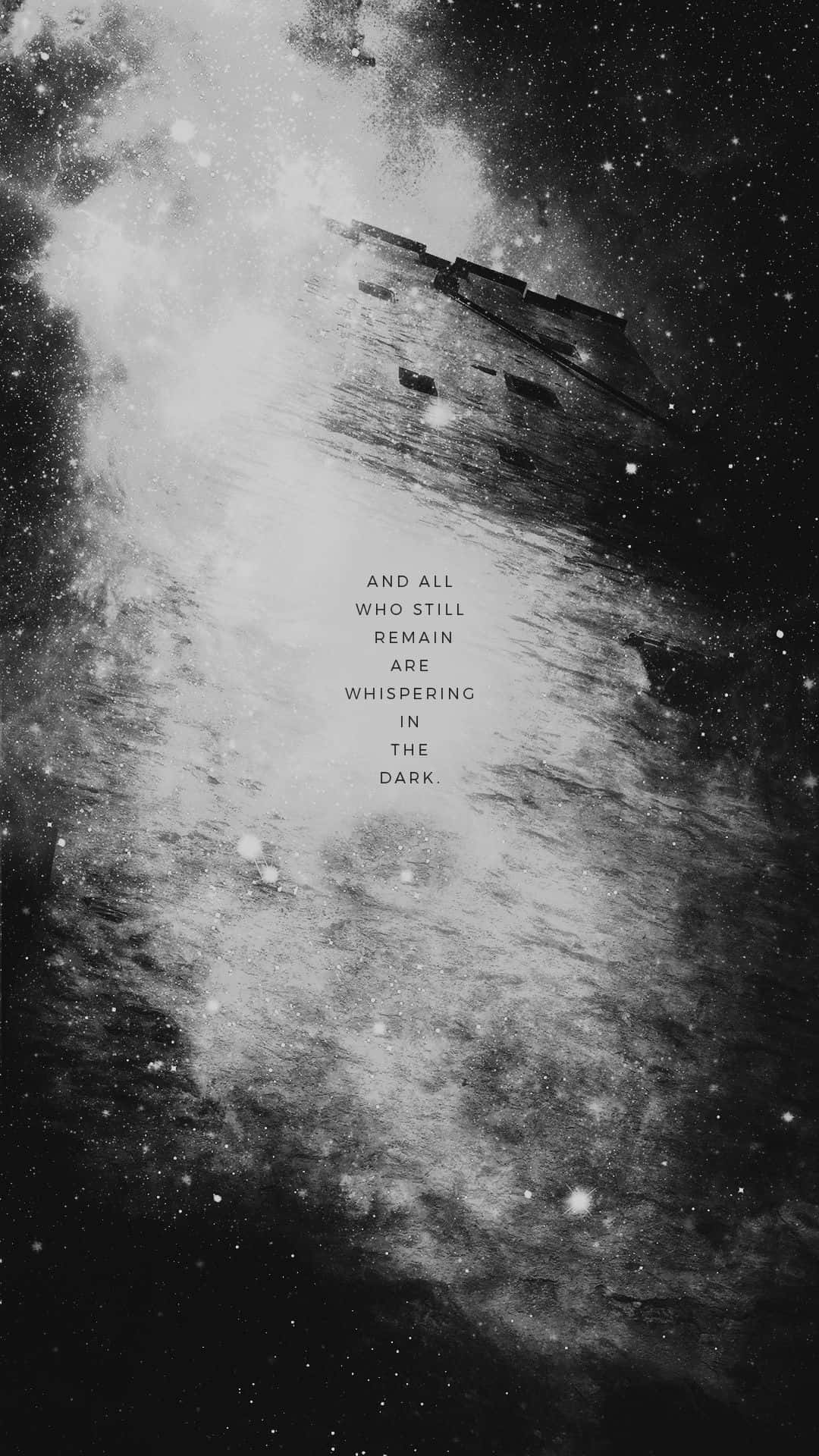 Aesthetic White And Black Iphone Lyrics In This Moment Background
