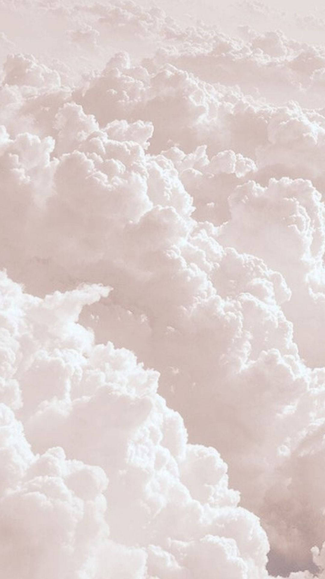 Aesthetic White Clouds Background