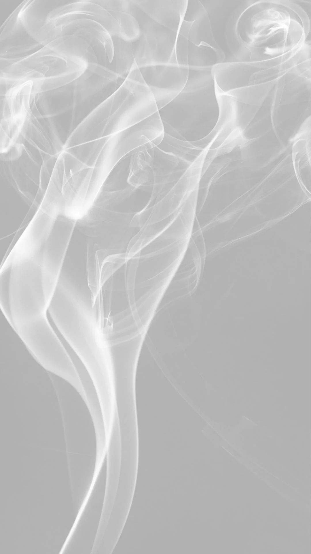 Aesthetic White Smoke Background