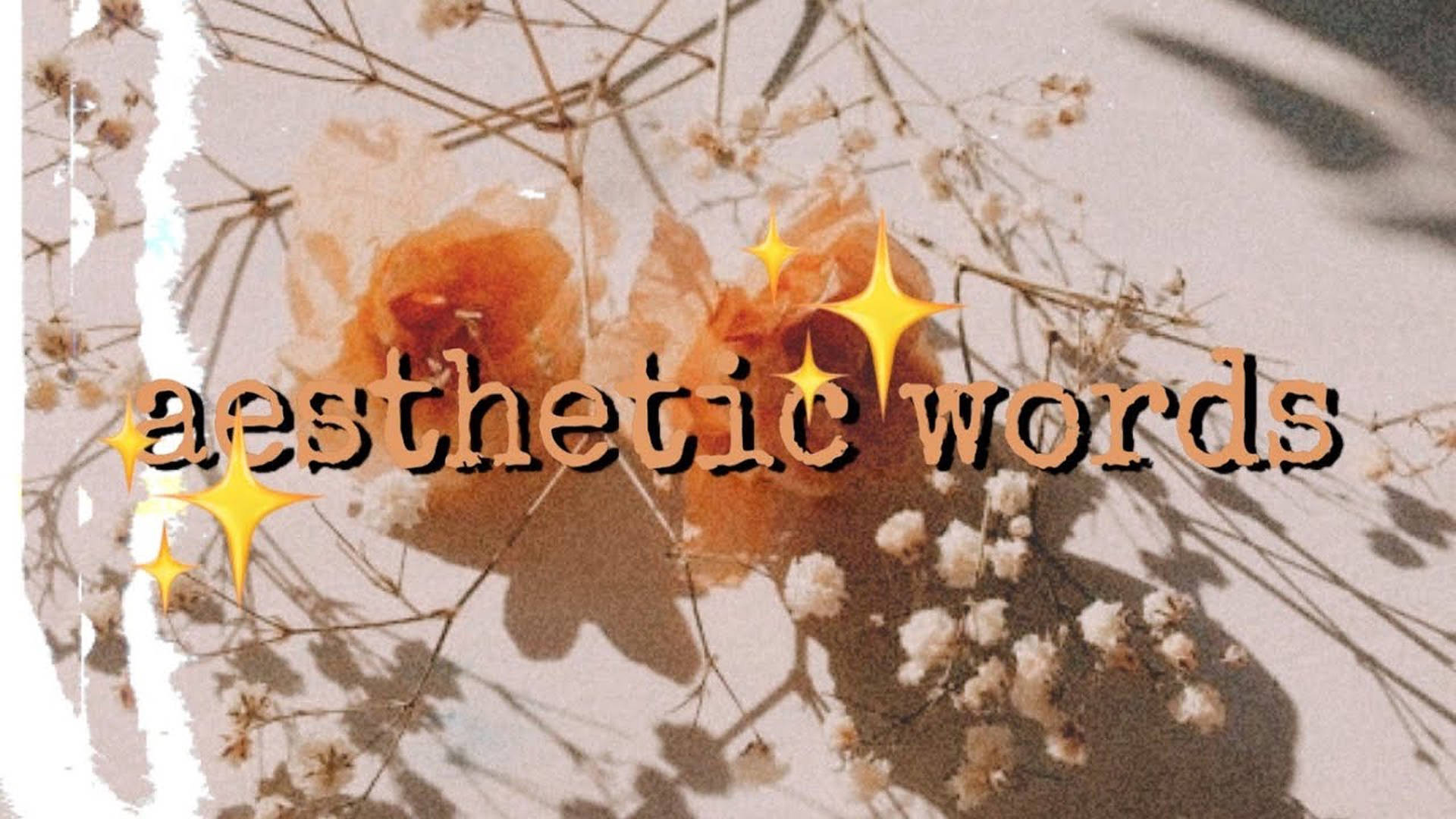Aesthetic Words Flowers