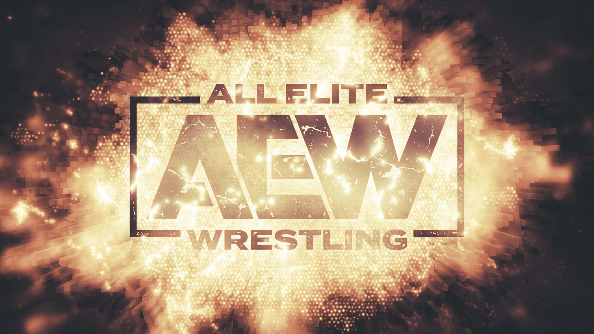 Aew With Flames Background