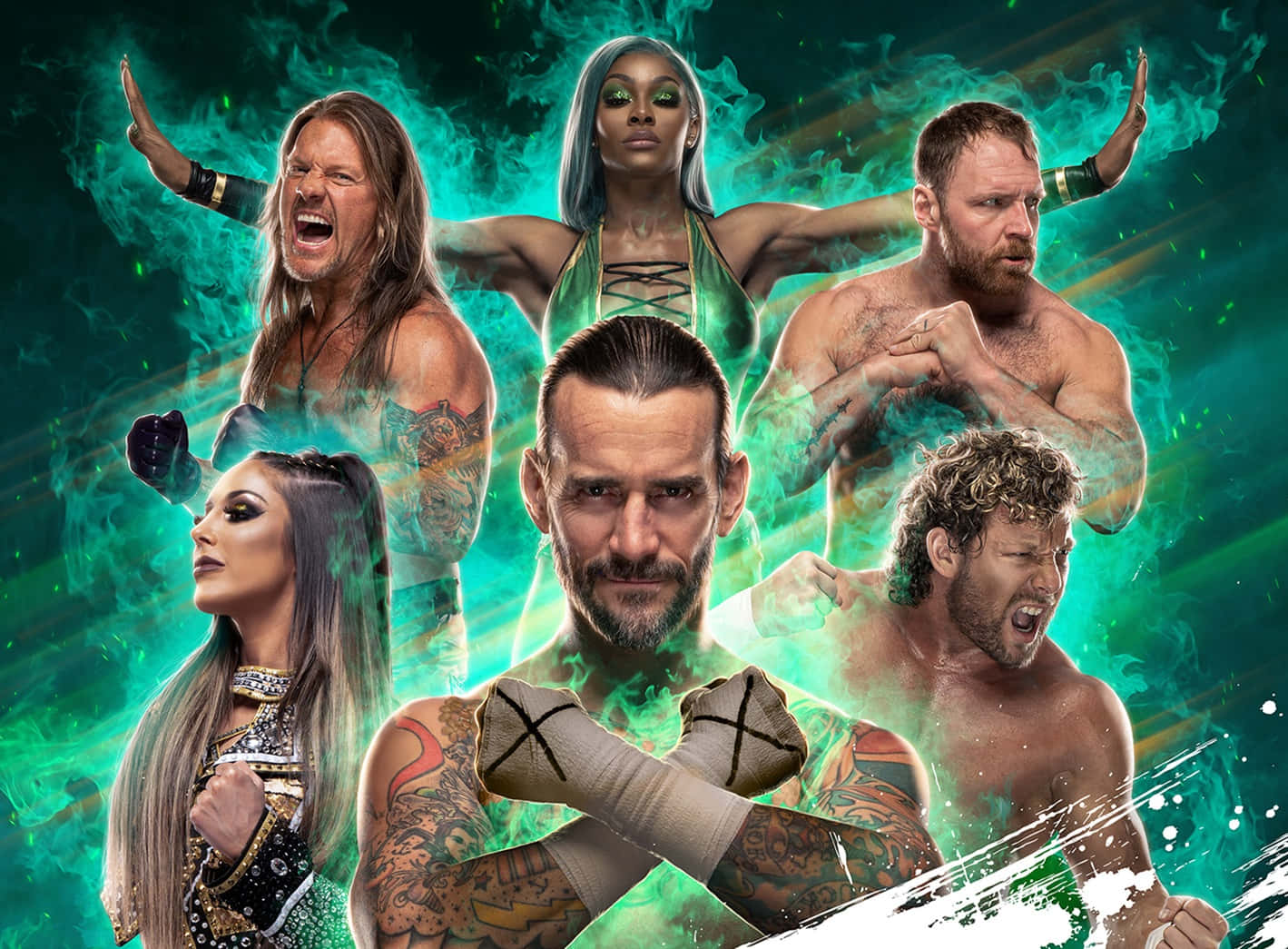 Aew Wrestlers Background