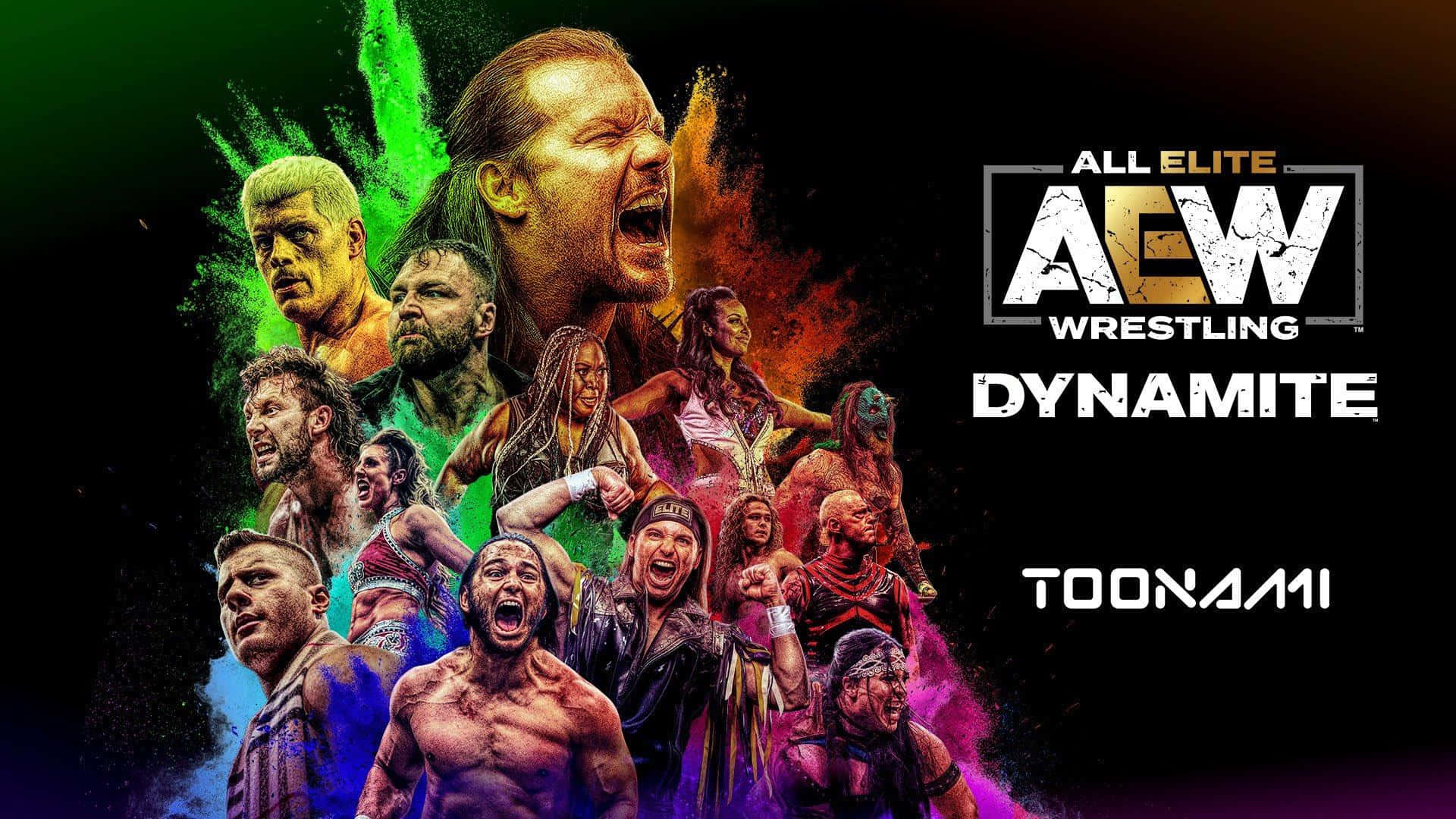 Aew Wrestling Dynamite - All Elite Wrestling Background