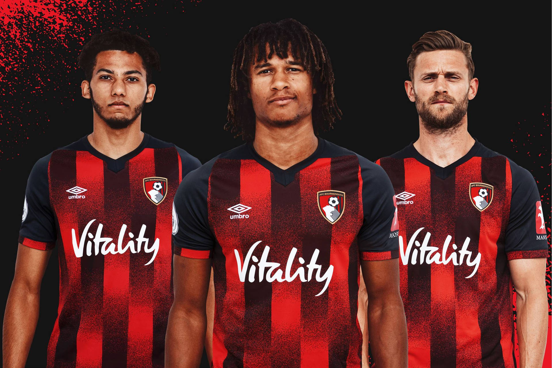 Afc Bournemouth Football Players Vitality Shirt Background