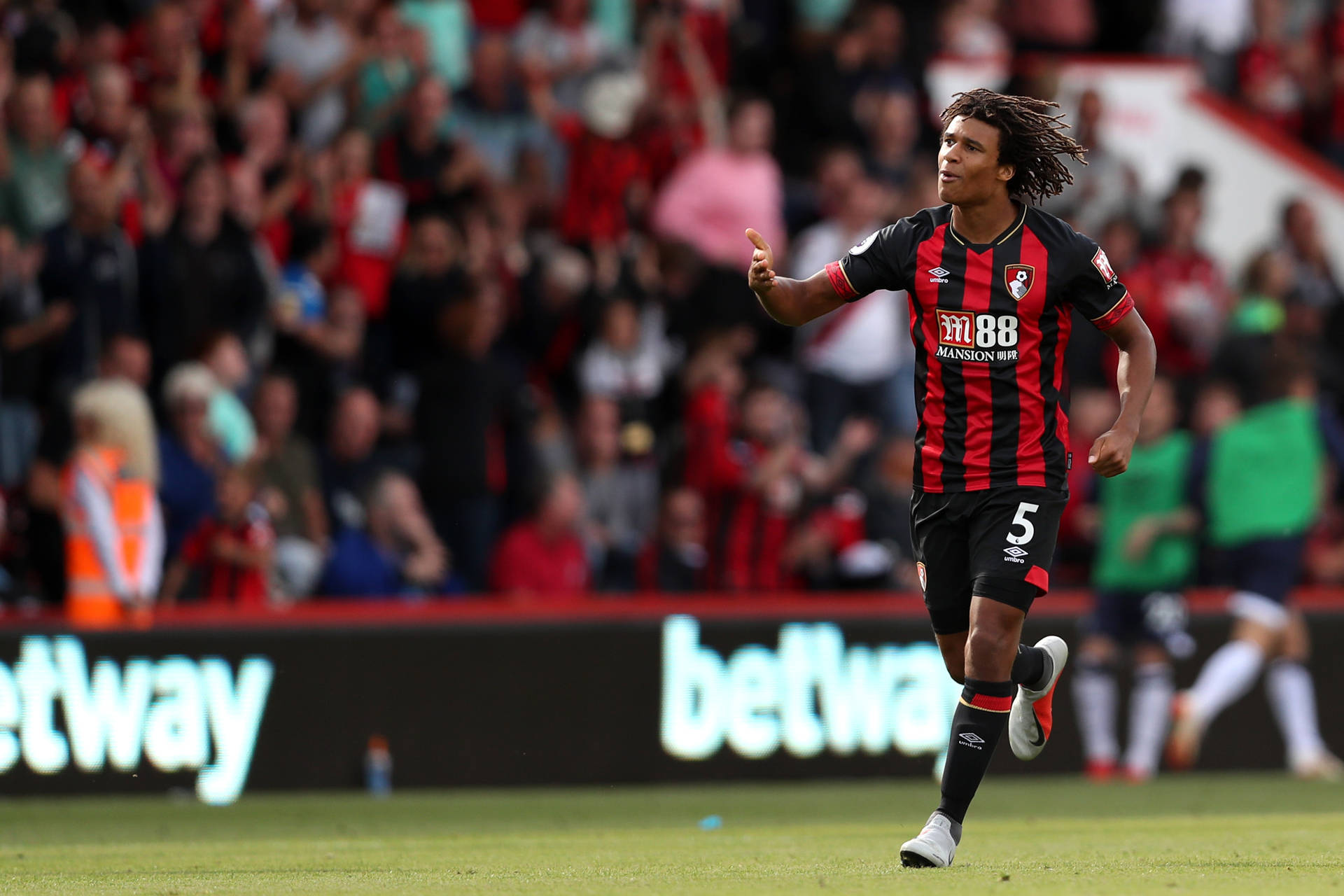 Afc Bournemouth Nathan Ake Running Background