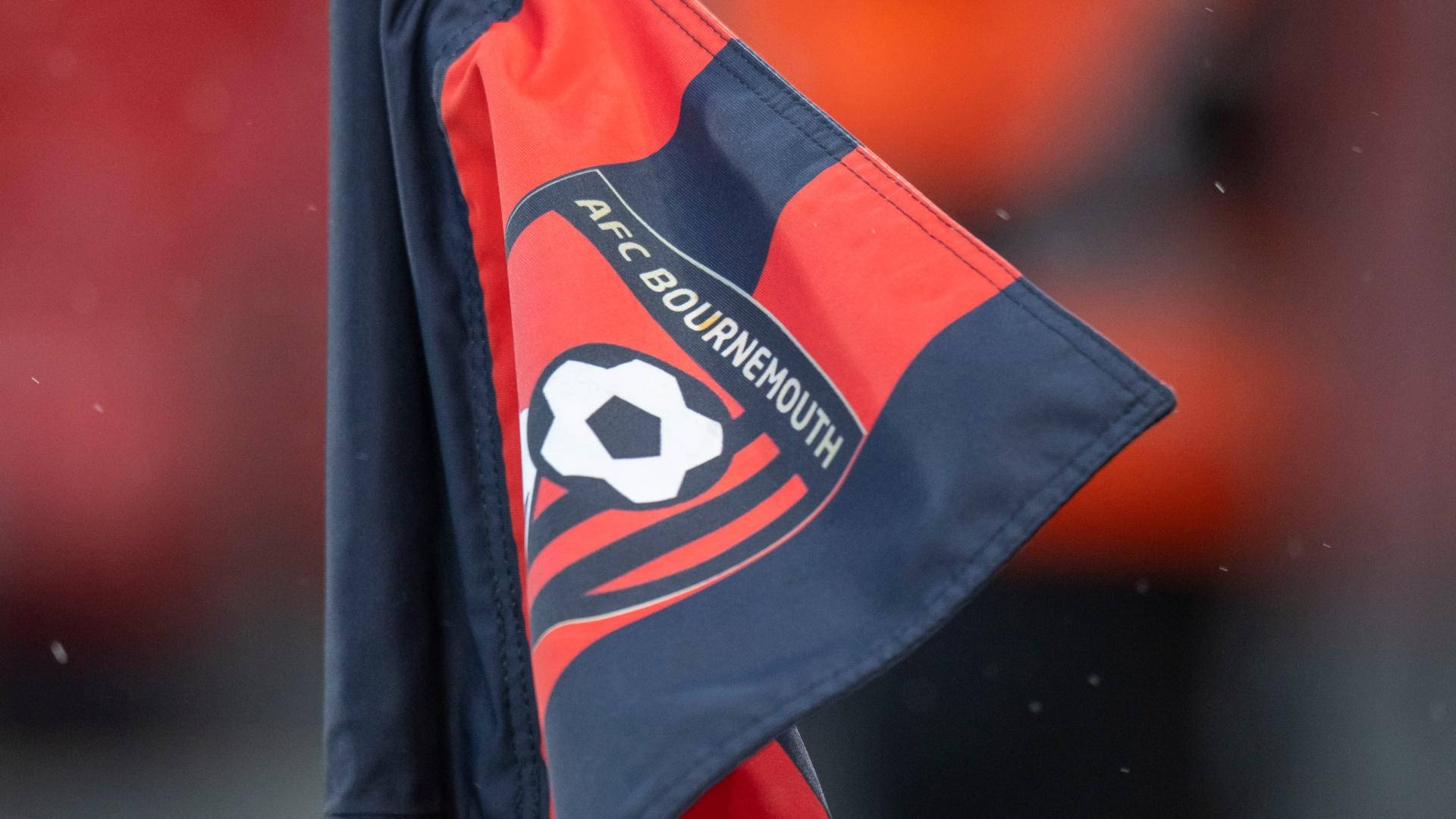 Afc Bournemouth Official Flag Up-close Background