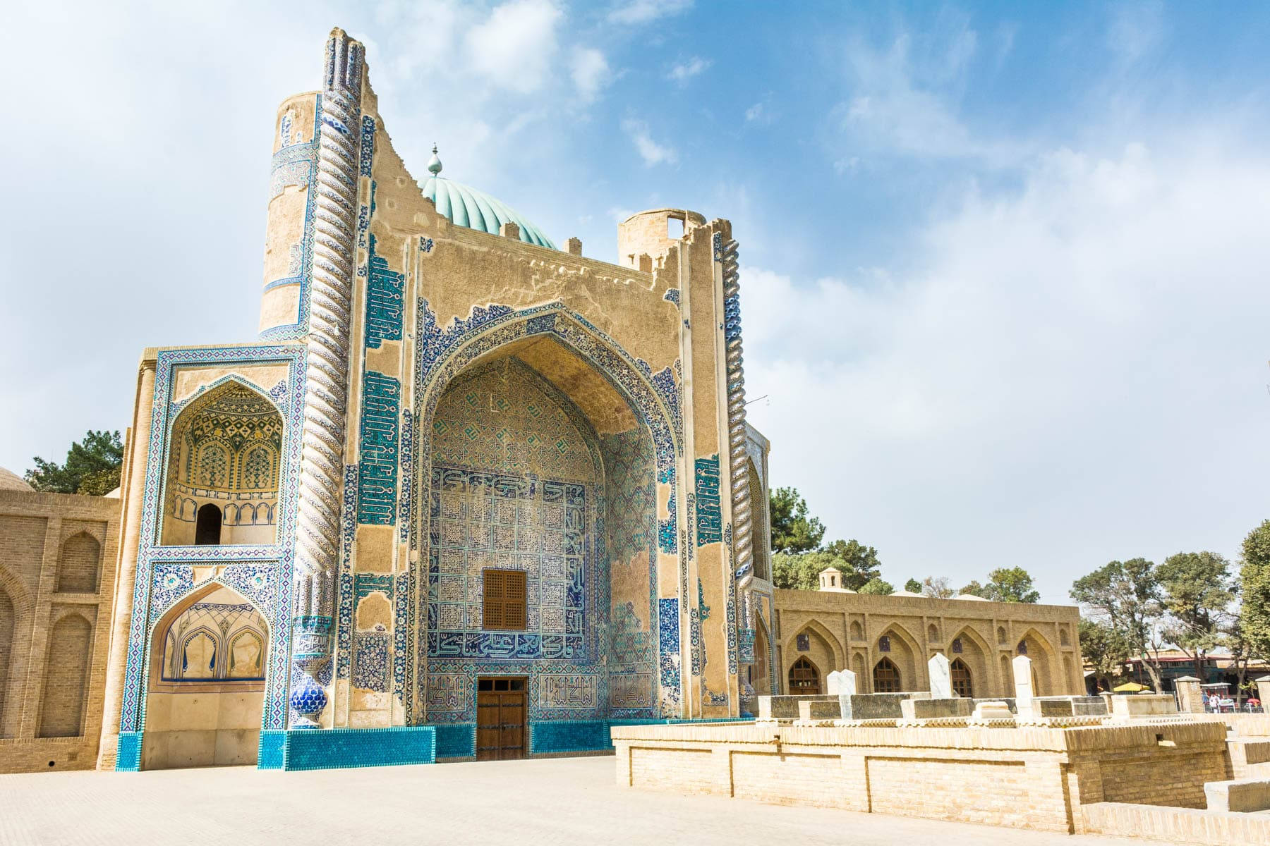 Afghanistan Balkh Sabz Masjid Background