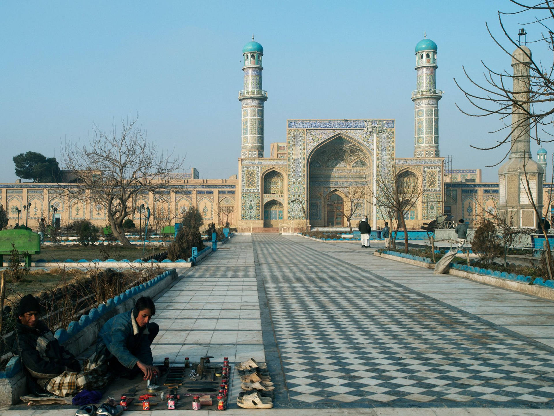 Afghanistan Jami Masjid Of Herat Background