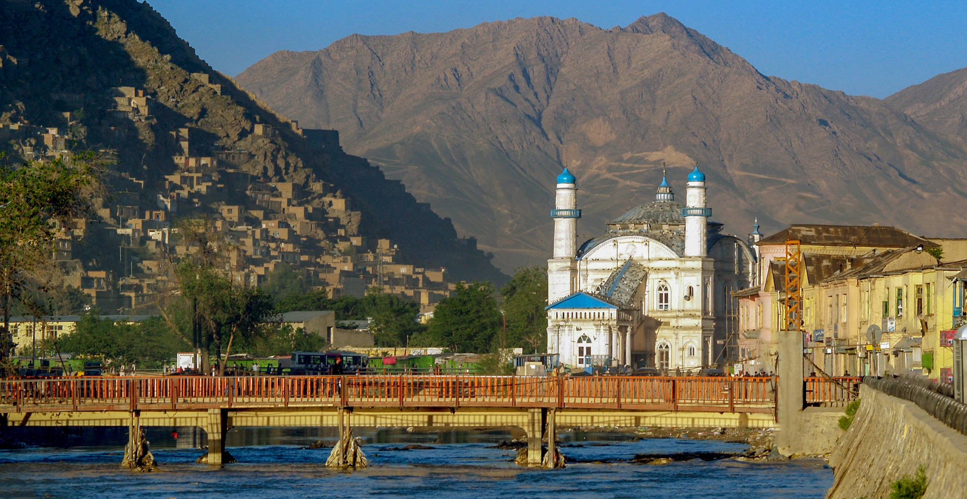 Afghanistan Shah Du Shamshira Mosque Background