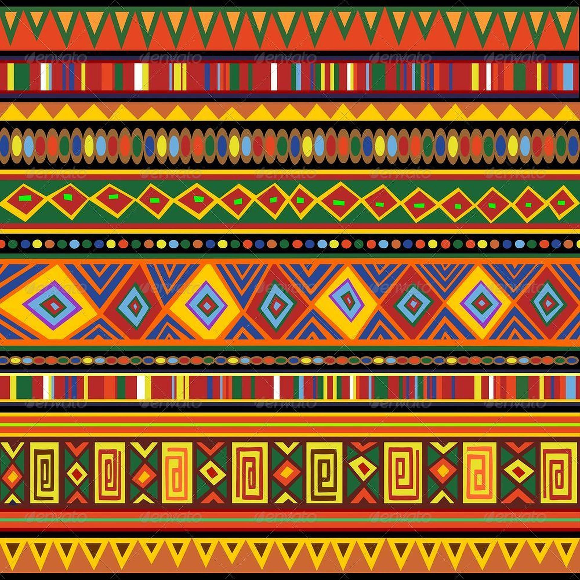 African Pattern Art Background