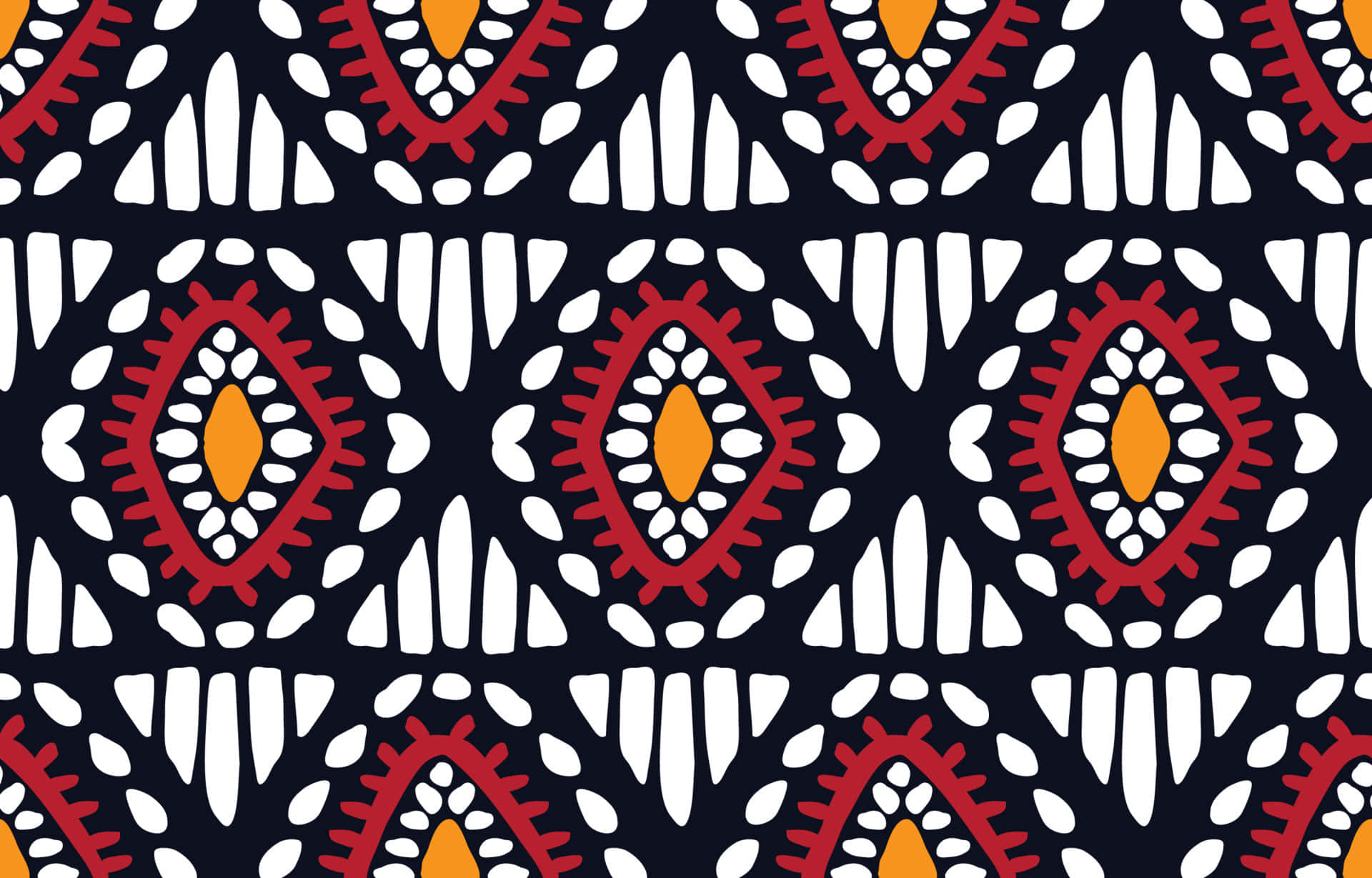 African Print Fabric Pattern Background