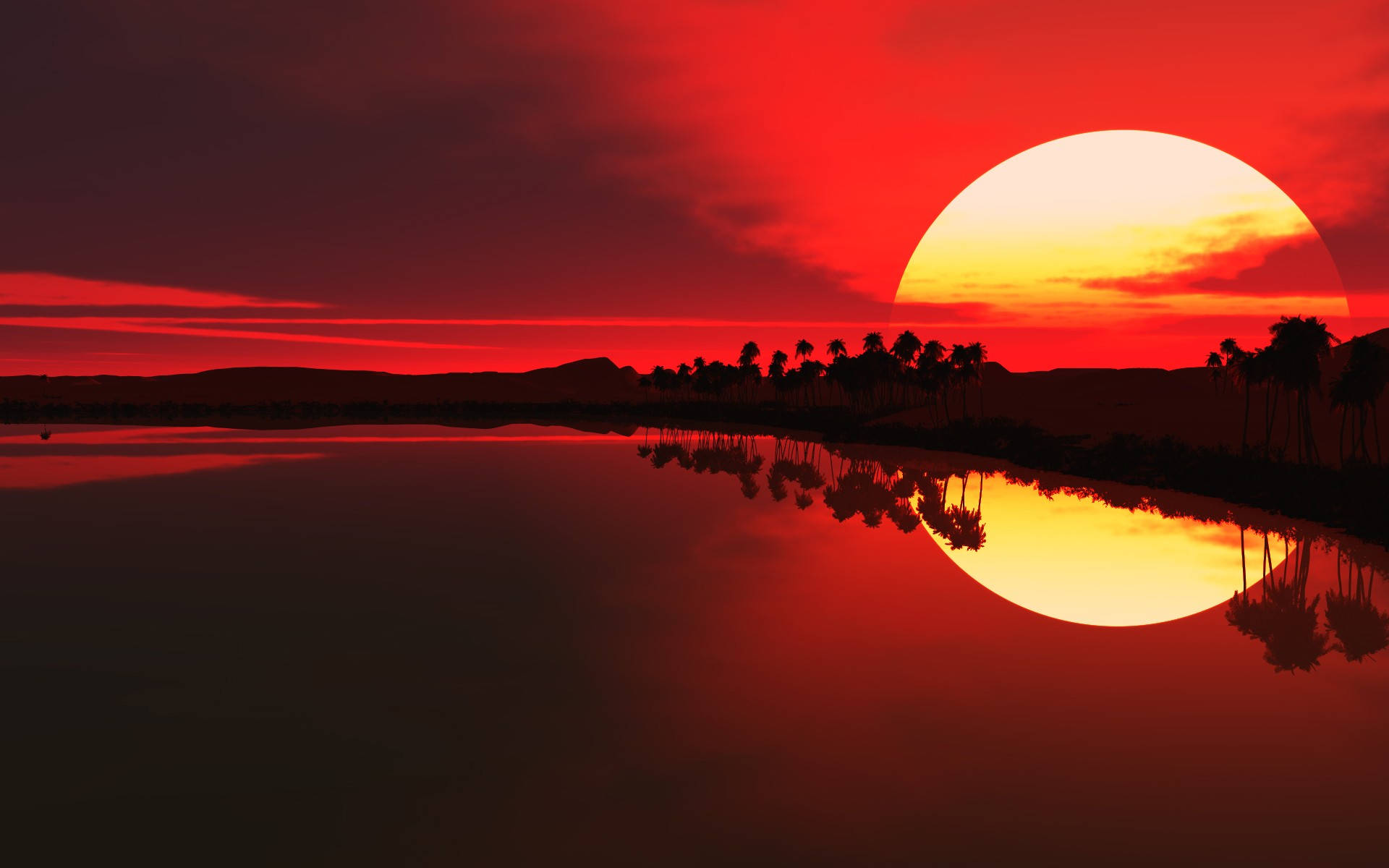 African Sunset Best Ever Desktop Background