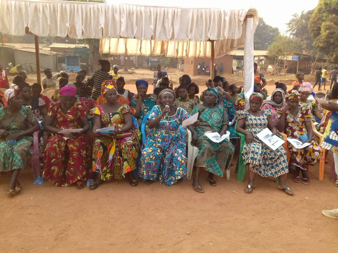 African Women In Central African Republic Background