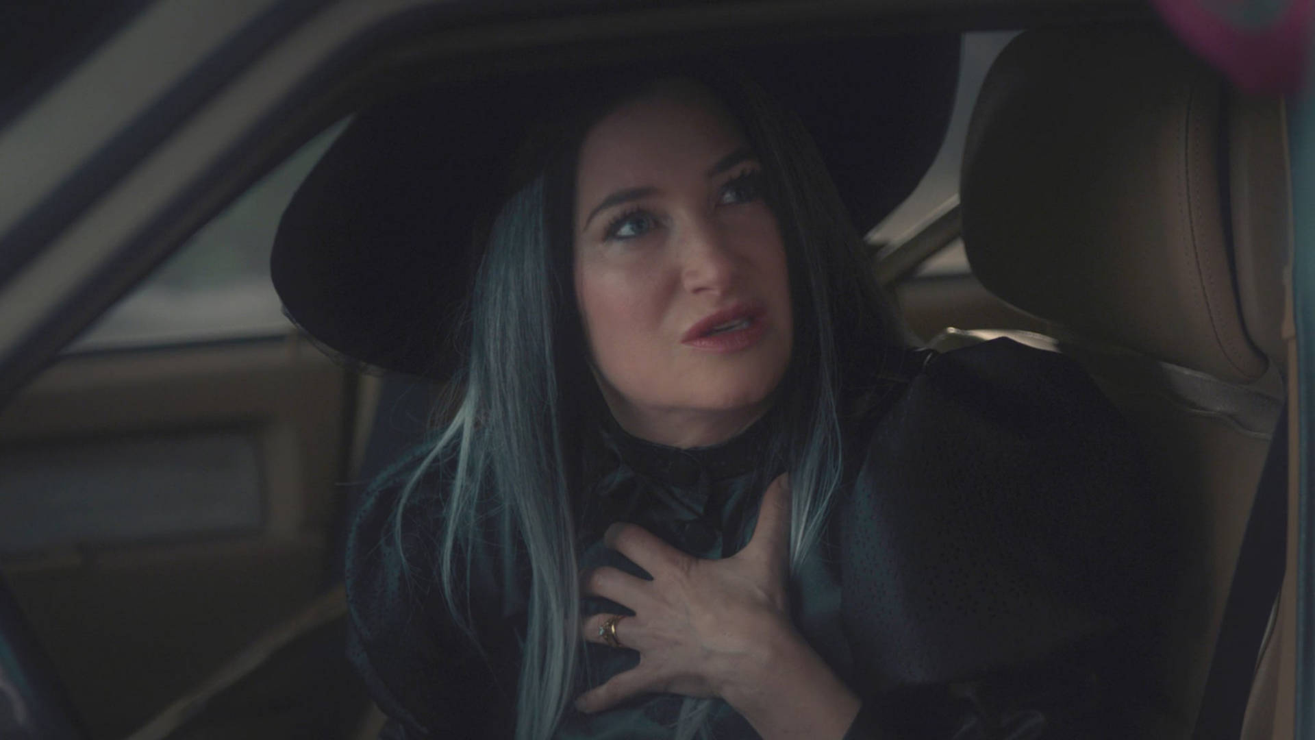 Agatha Harkness In The Car Background