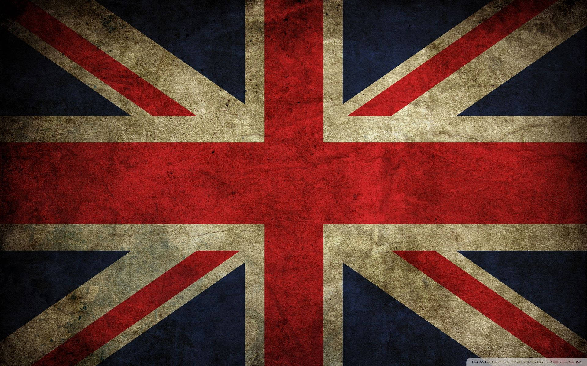 Aged And Weathered United Kingdom Flag Background