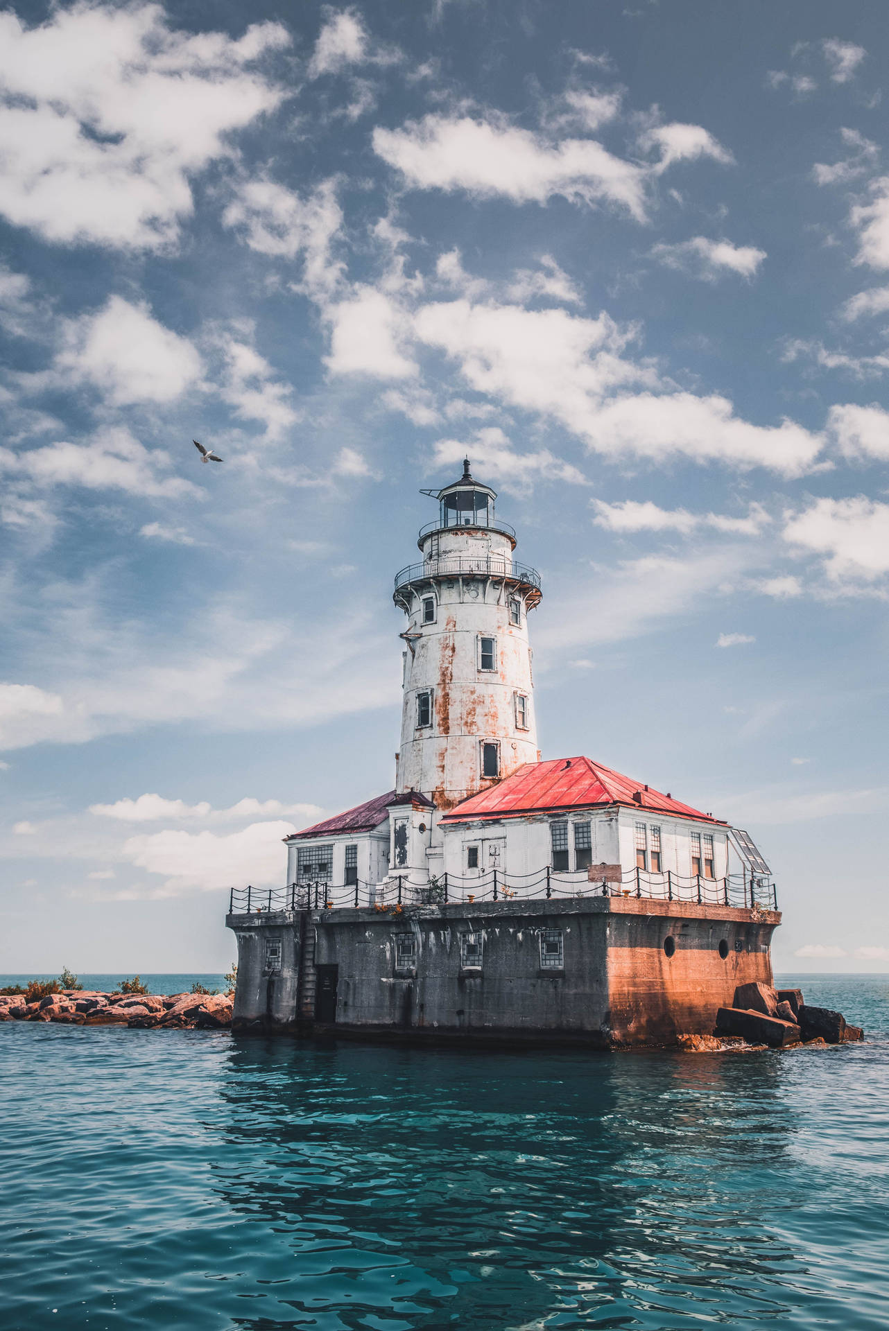 Aged Lighthouse