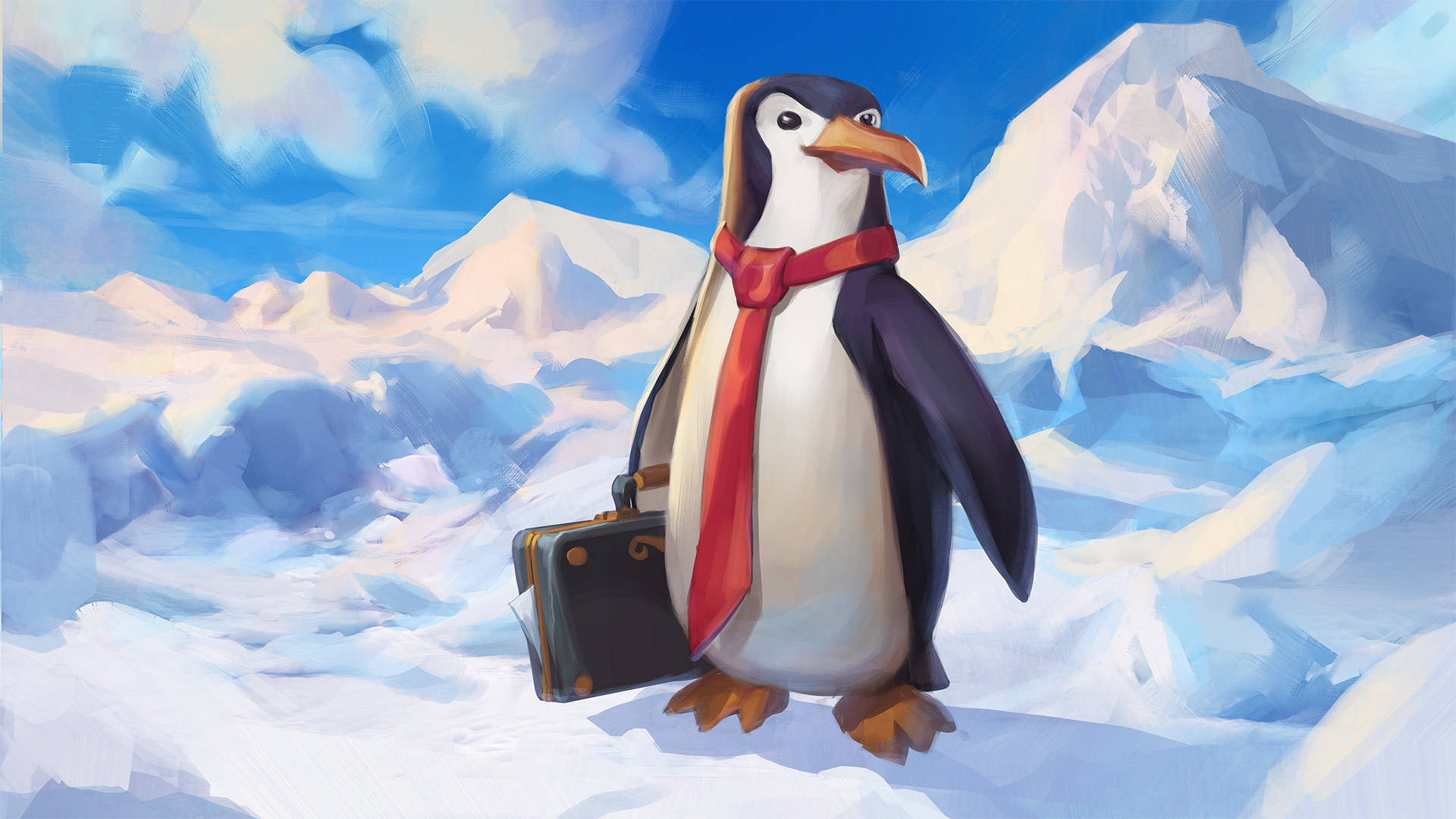 Agent 001 Penguin Runescape Background