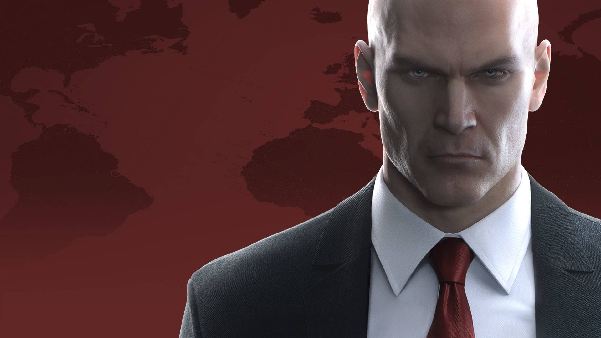 Agent 47 Hitman Contracts Close Up Portrait Background