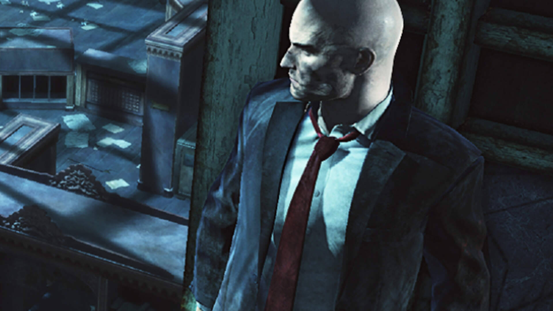 Agent 47 Observing Hitman Absolution Hd