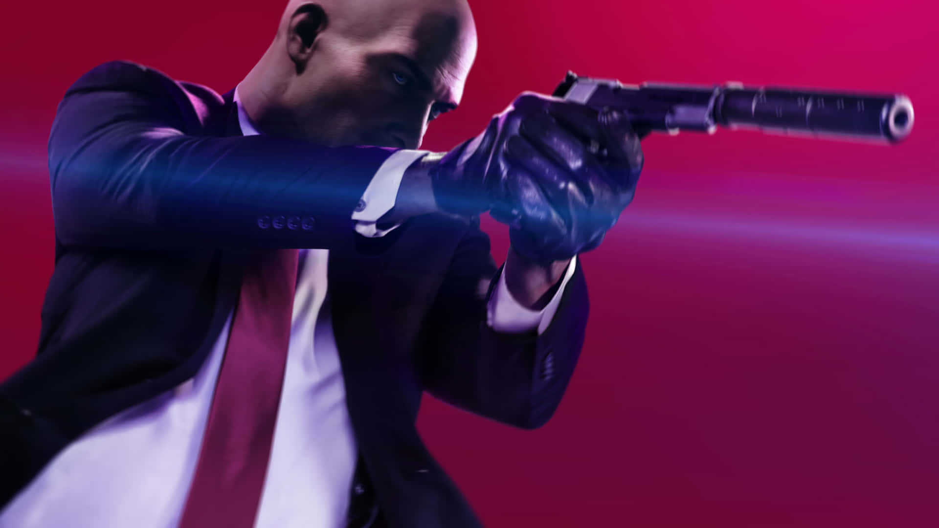 Agent 47 On Full Alert Background