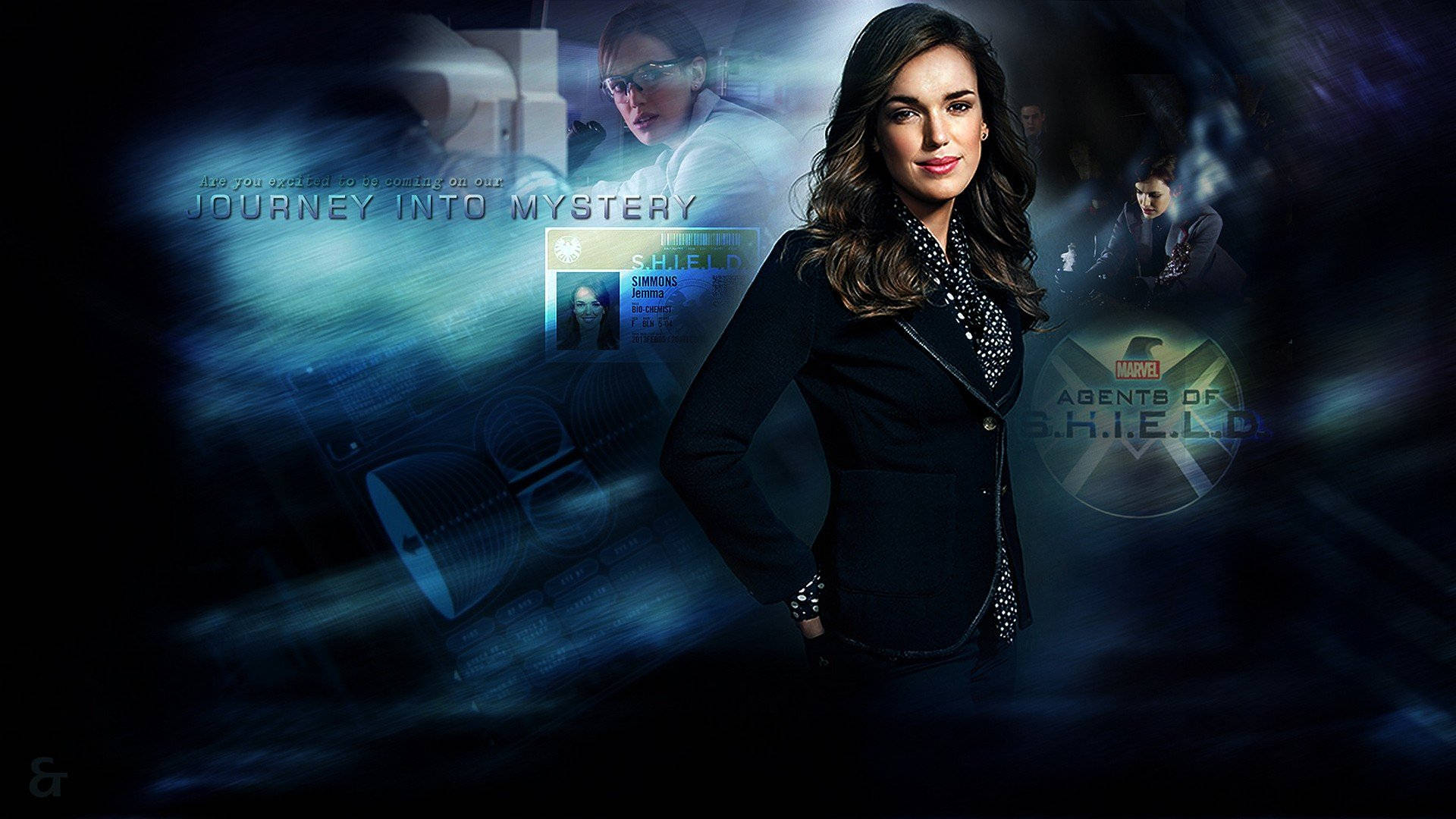 Agents Of Shield Cast Elizabeth Henstridge As Jemma Simmons Background