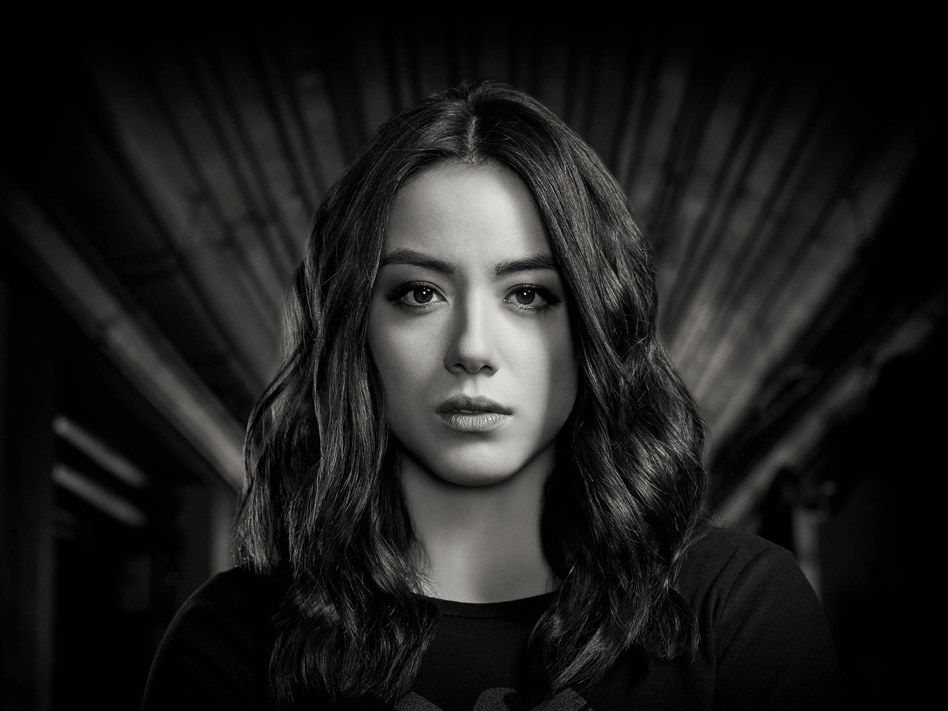 Agents Of Shield Character Daisy Johnson Greyscale Background