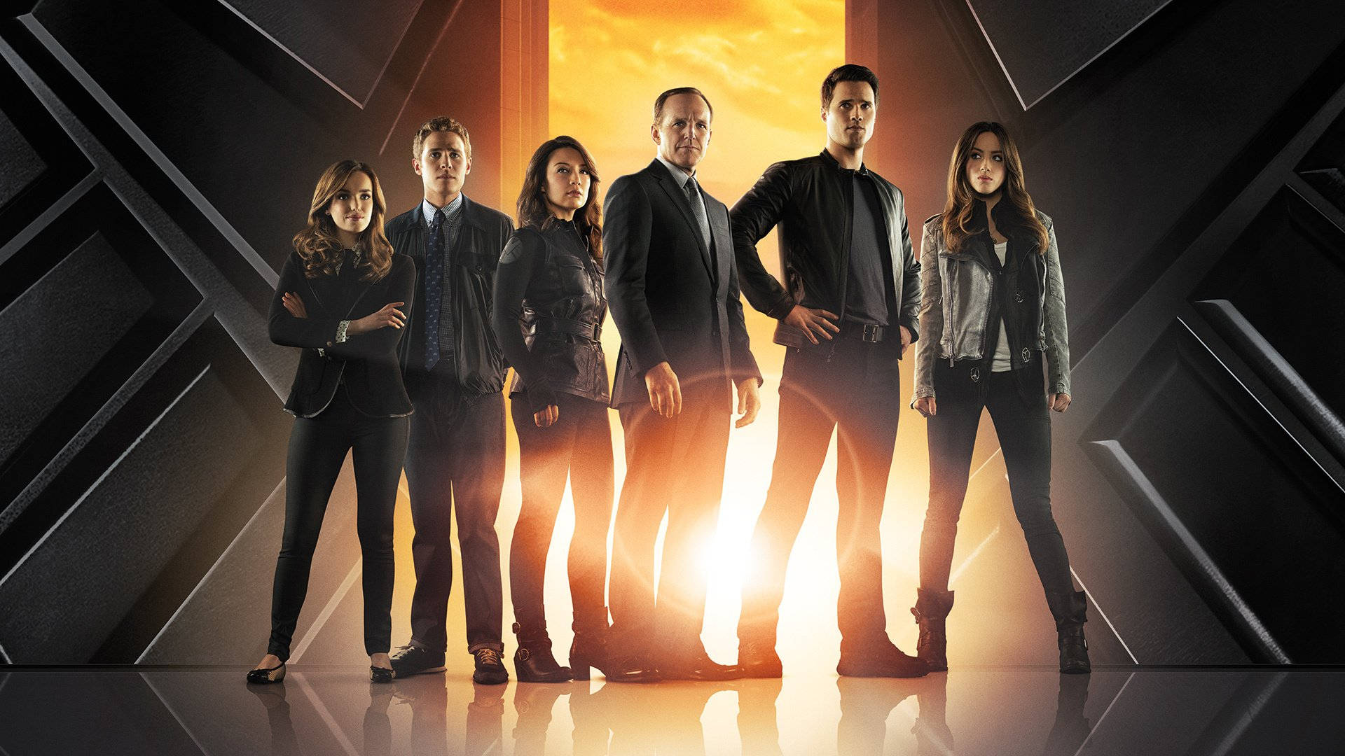 Agents Of Shield Main Characters Official Photo Background