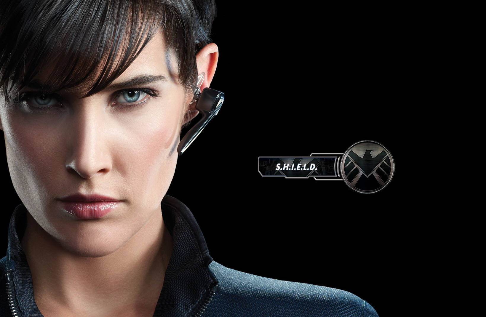 Agents Of Shield Maria Hill Close Up Portrait Background