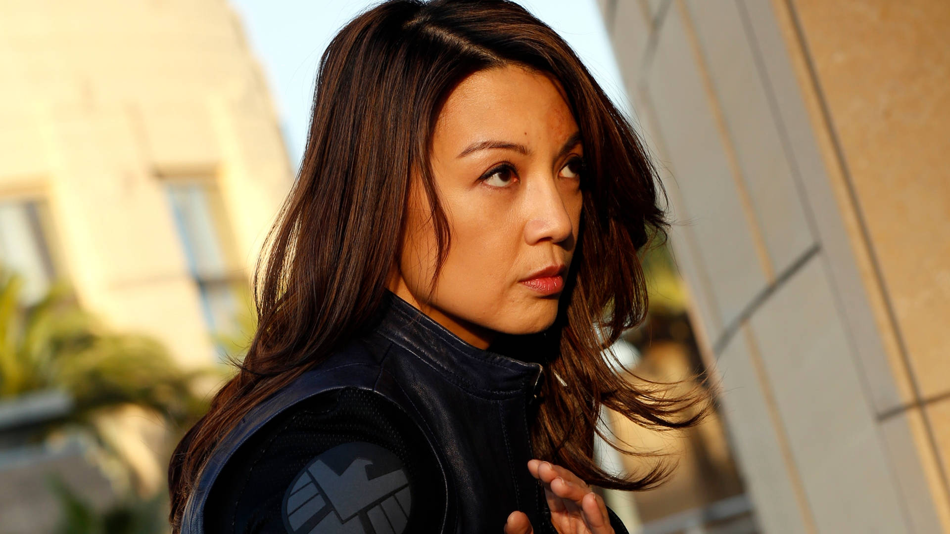 Agents Of Shield Melinda May Side View Close Up Background