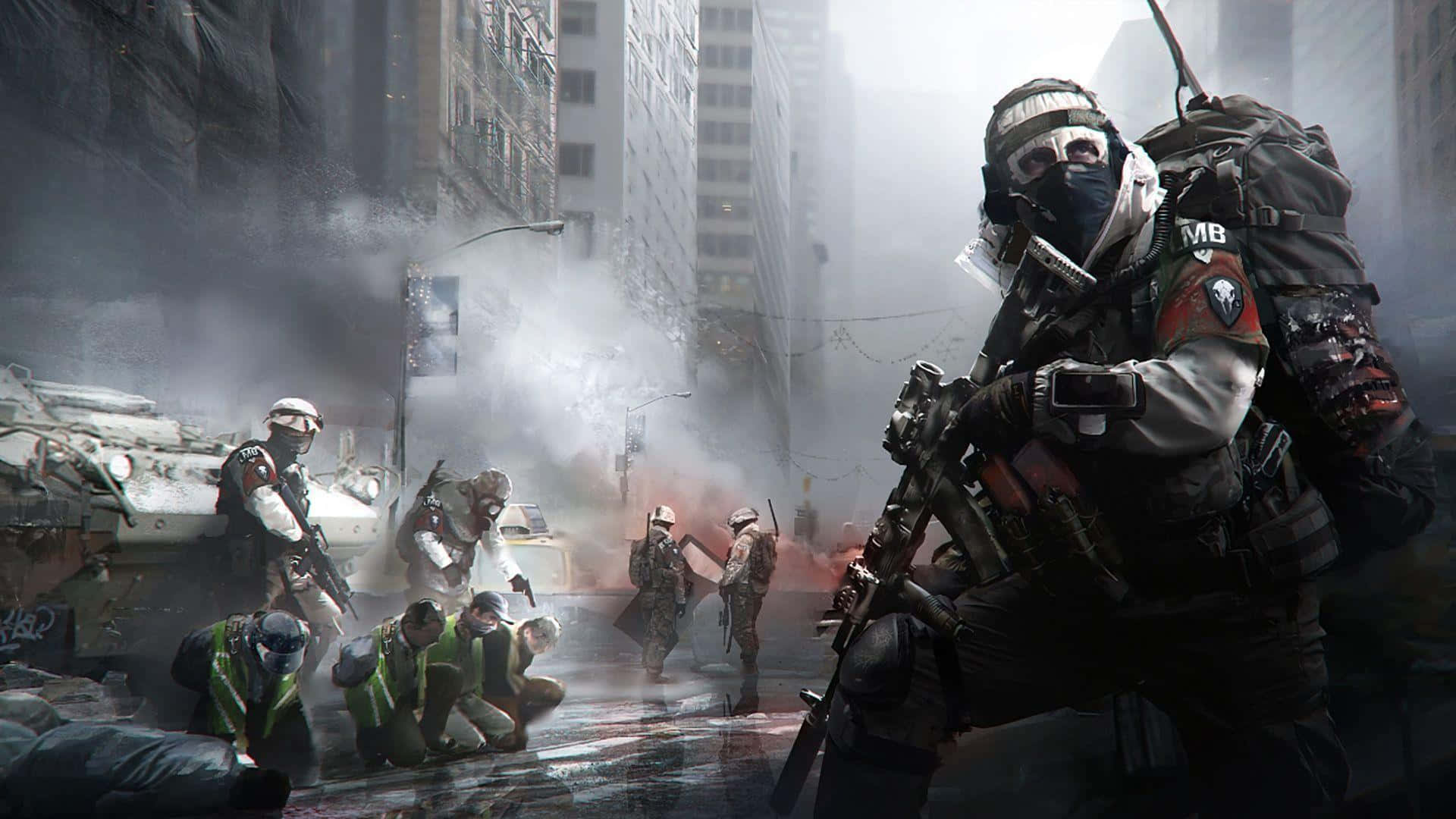 Agents Rescue Civilians The Division Desktop Background