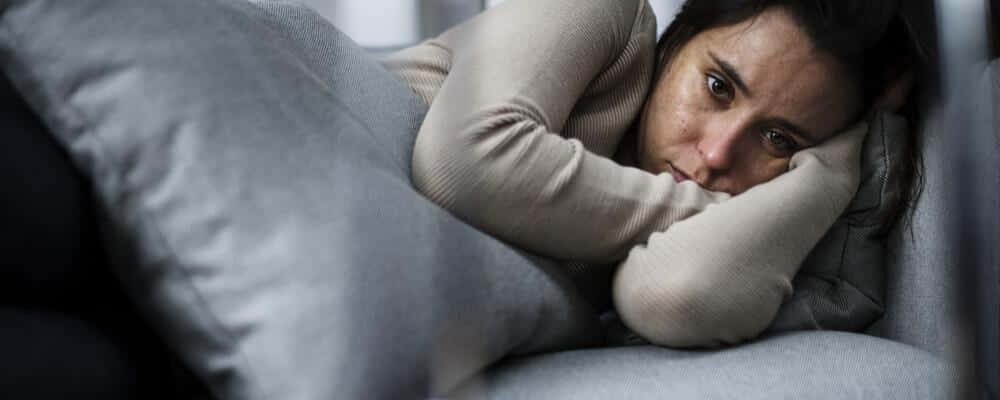 Aggravated Sad Woman Background