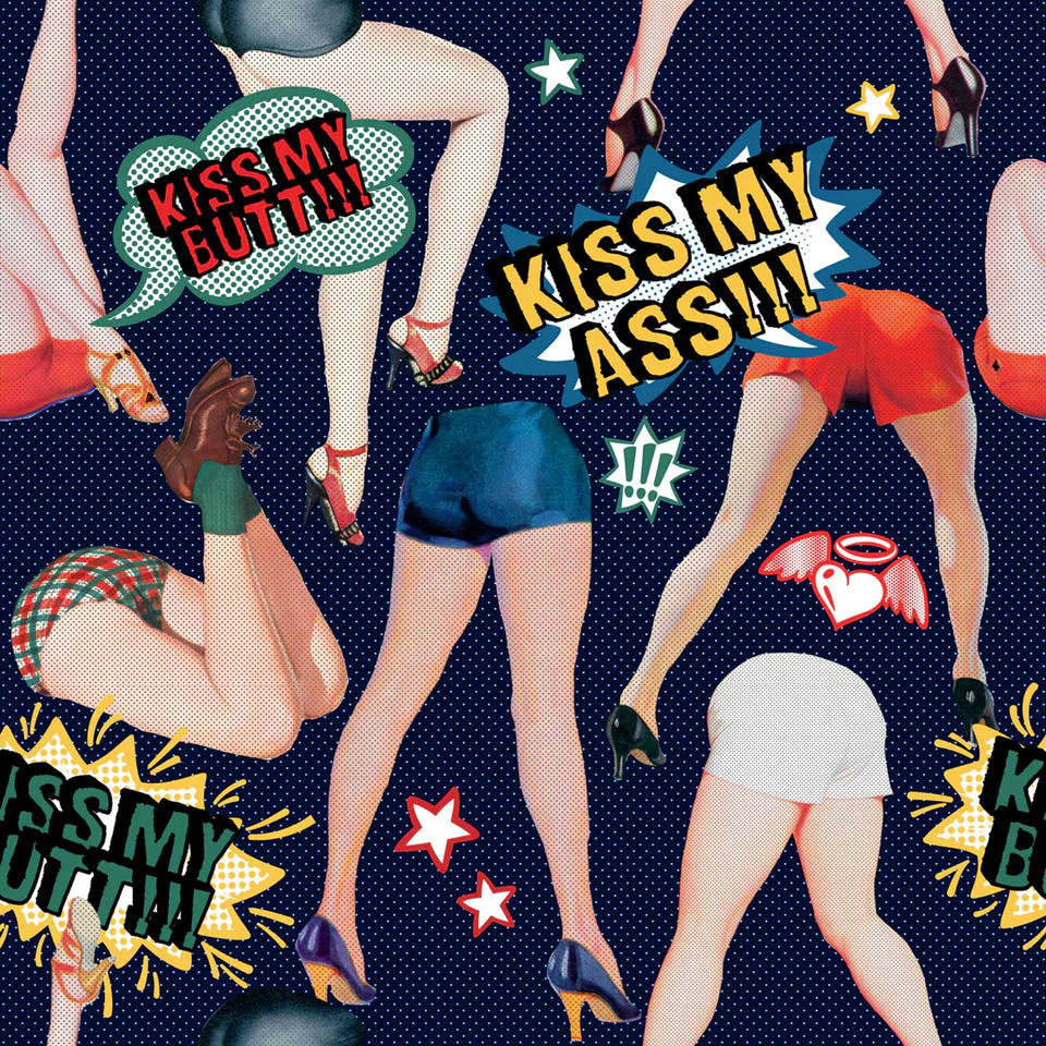 Aggressive Girl Ass Artwork