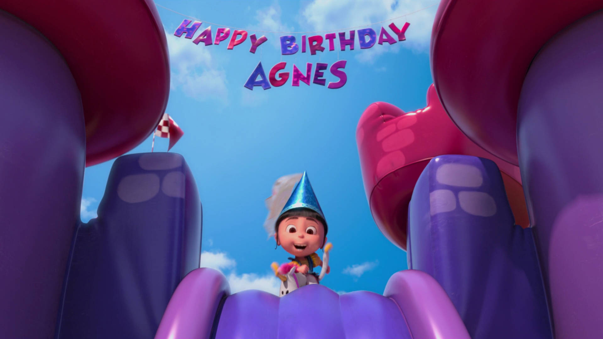 Agnes Birthday Party Despicable Me 2 Background