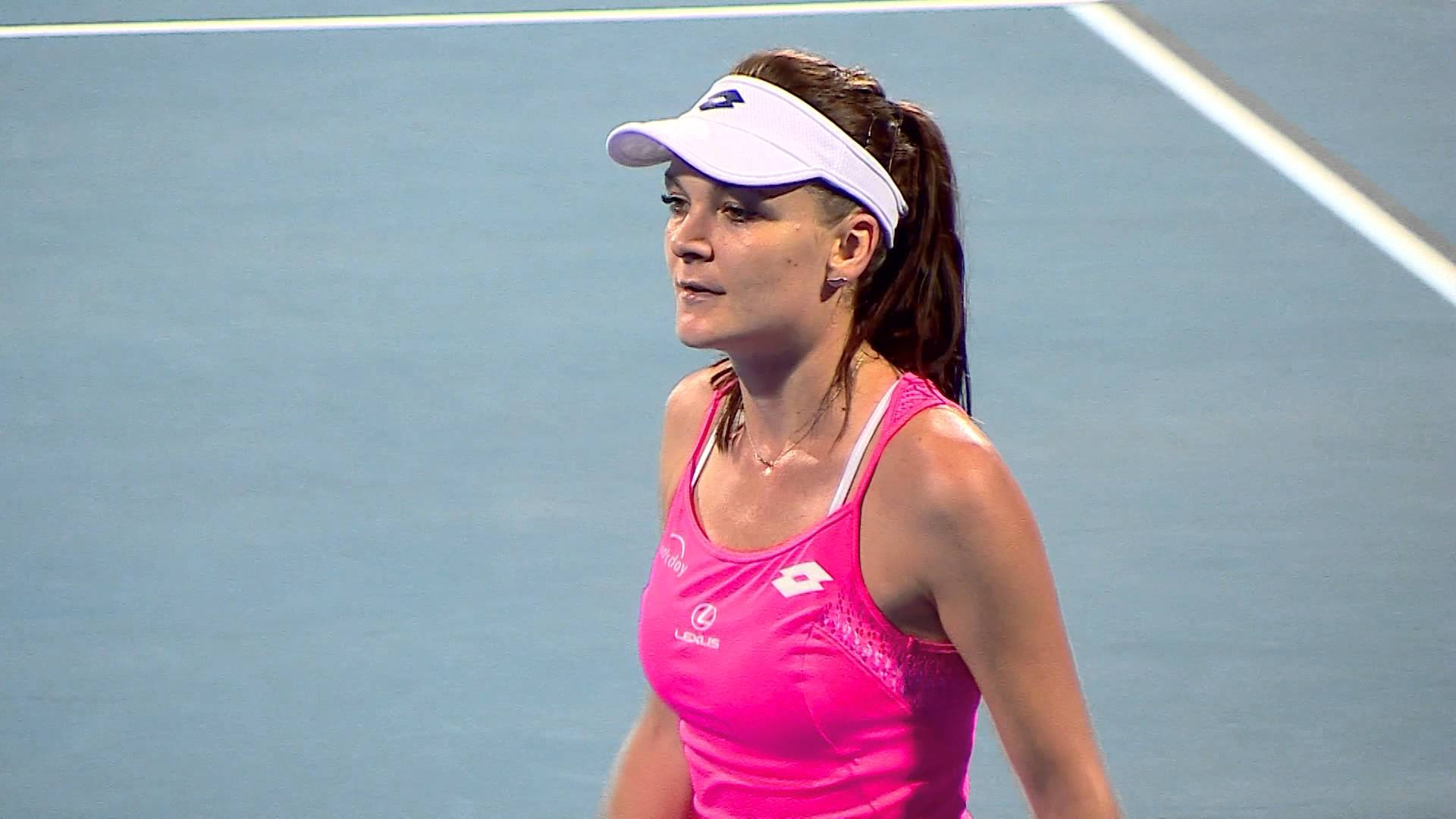 Agnieszka Radwanska Pink Top