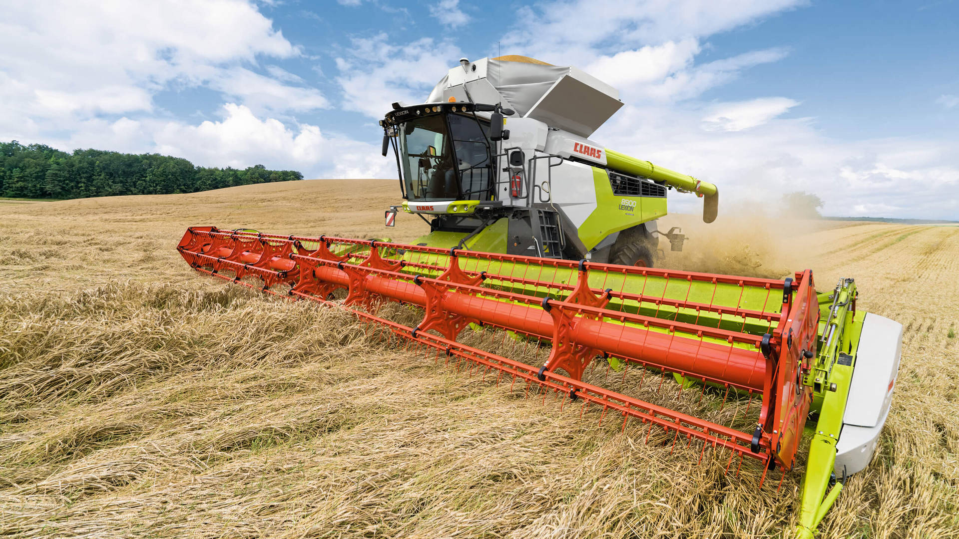 Agriculture Harvesting Machine Background