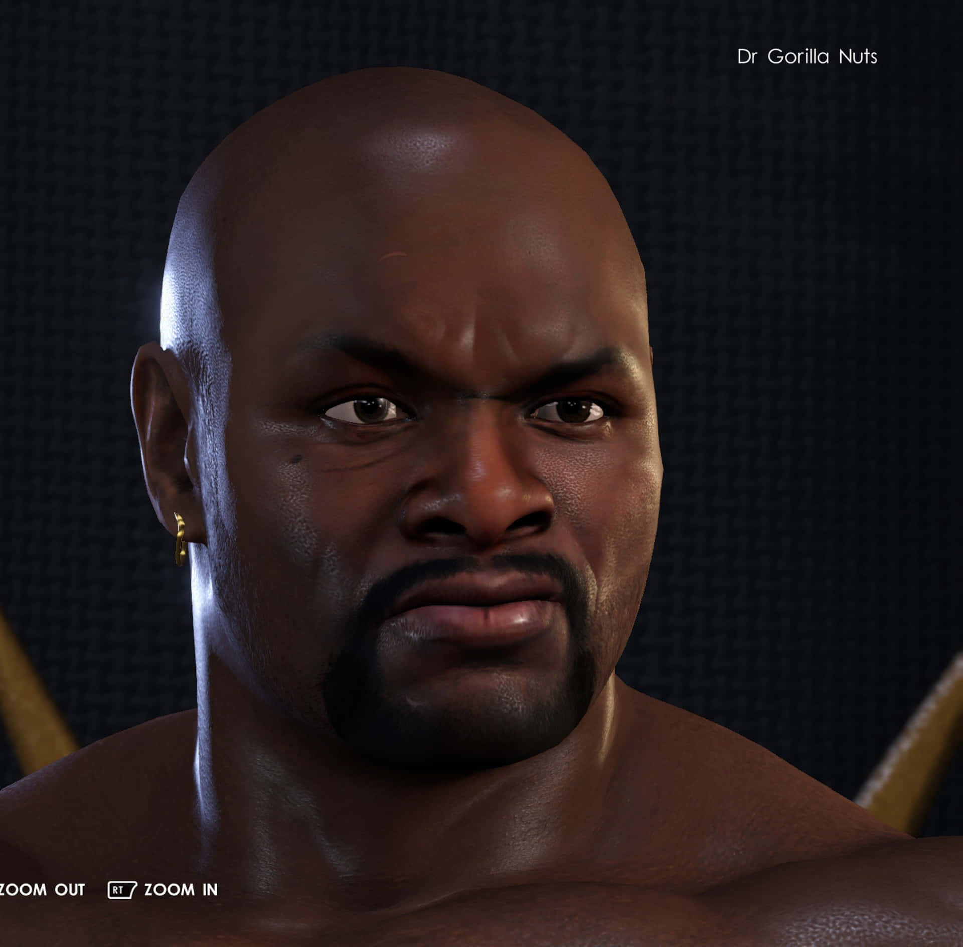 Ahmed Johnson In Video Game Background
